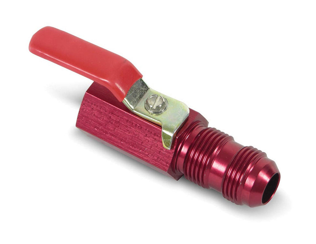 Shut Off Valve 1/2 Npt -10an Bulkhead (Red Alm) - 230505ERL