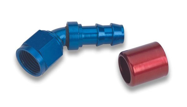 #8 45 Super Stk Hose End - 704609ERL