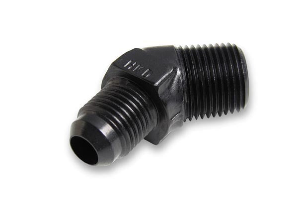 #6 Male to 1/4in NPT 45 Deg Ano-Tuff Adapter - AT982306ERL