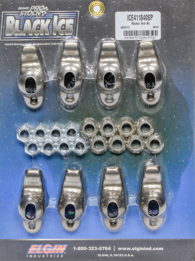SBC B/I Rocker Arm Kit 1.60 Ratio 7/16 Stud - ICE411840SP
