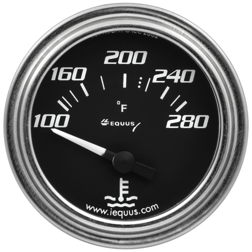 2.0 Dia Water Temp Gauge Chrome 100-280 - E7262