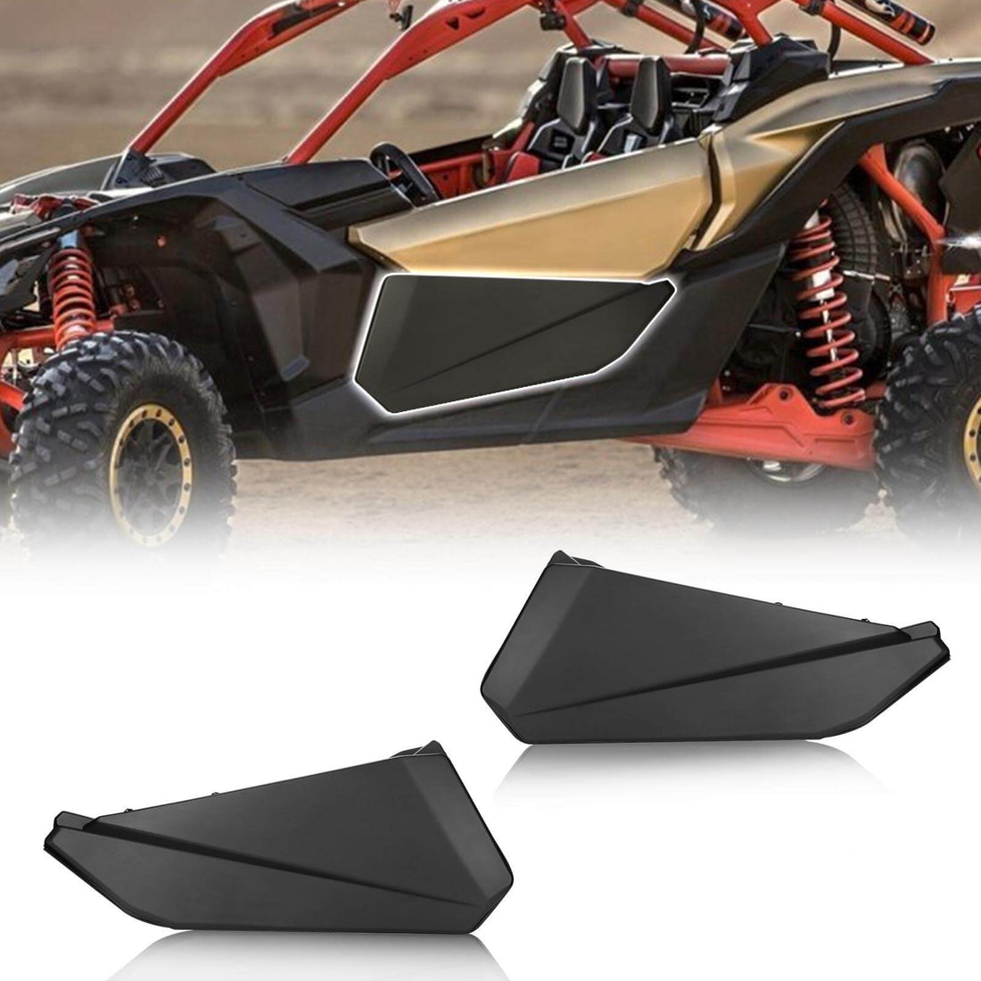 Front Lower Door Inserts & Roof for Can-Am Maverick X3 - view 2