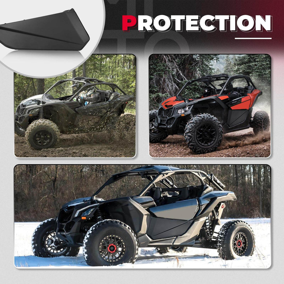 Rear Cargo Tailgate and Bags for Can-Am Maverick X3 - view 6