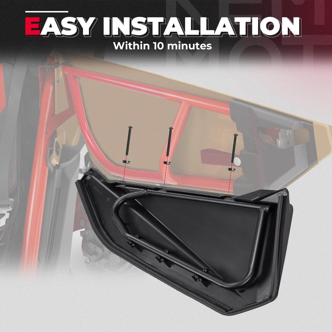 Front Lower Doors & Nerf Bars for Can-Am Maverick X3 - view 6