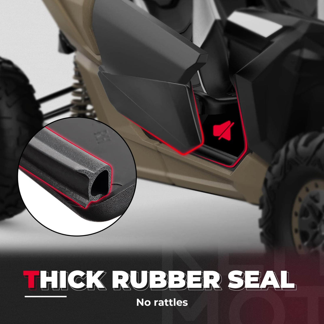 Front Lower Doors & Rear Cargo Tailgate for Can-Am Maverick X3 - view 6