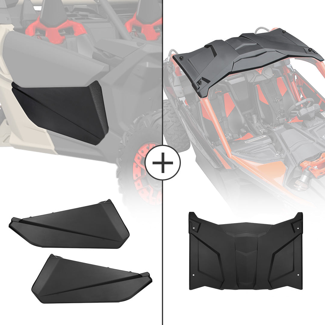 Front Lower Door Inserts & Roof for Can-Am Maverick X3 - view 1