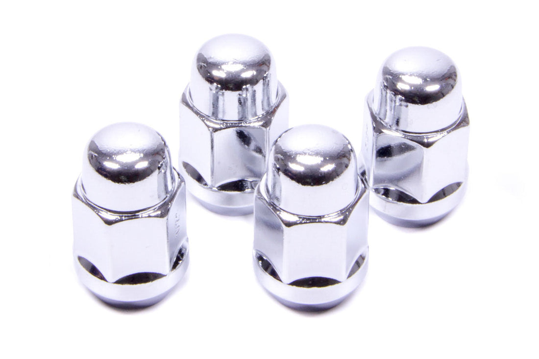 4 Lug Nuts 1/2in Acorn Bulge Seat - 41187B