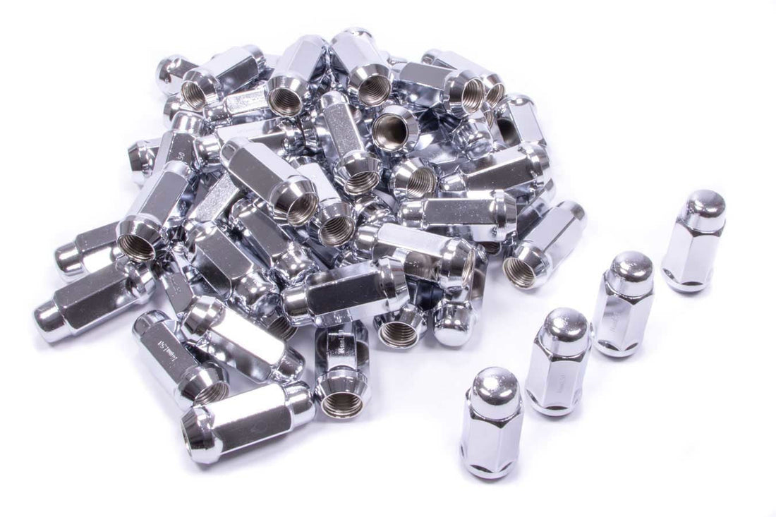 60 Lugnuts 9/16 ACORN Bulge X-Long Heat Treat - 41198XLHT