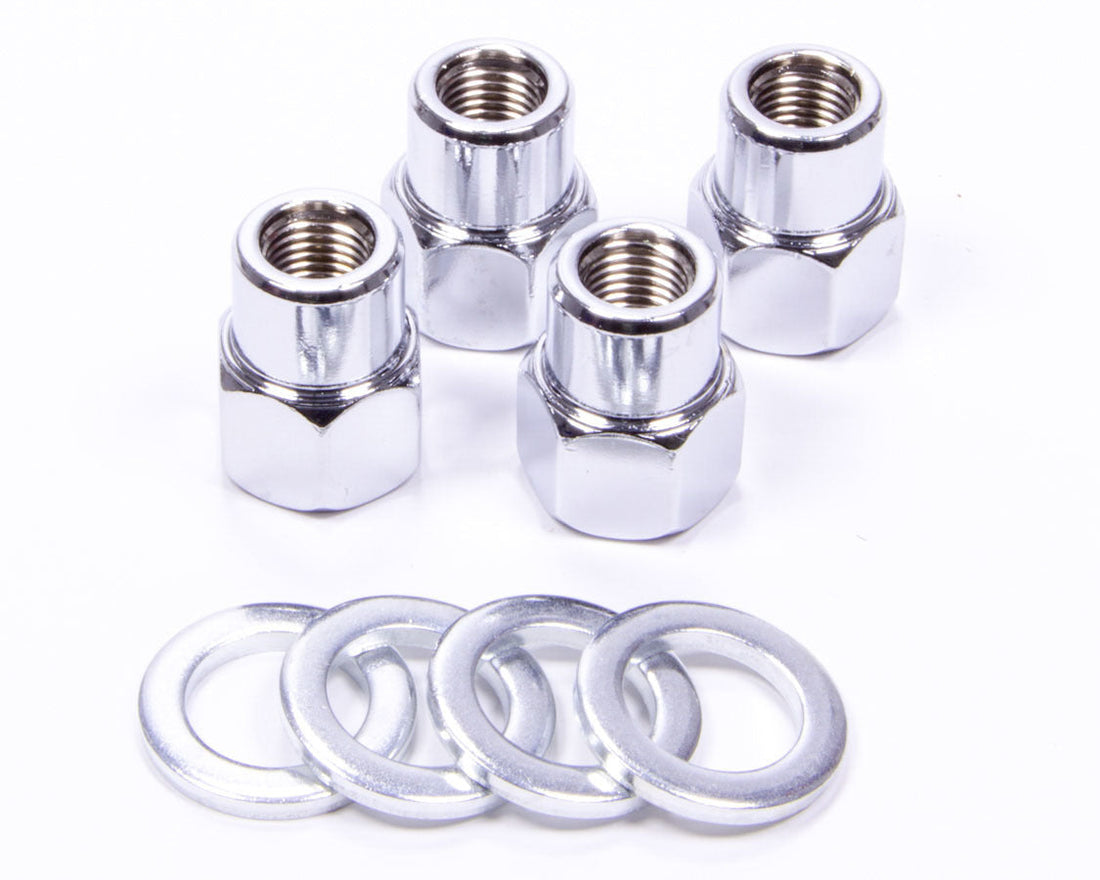 4 Lugnuts Short Mag Open 7/16 - 73077SMB
