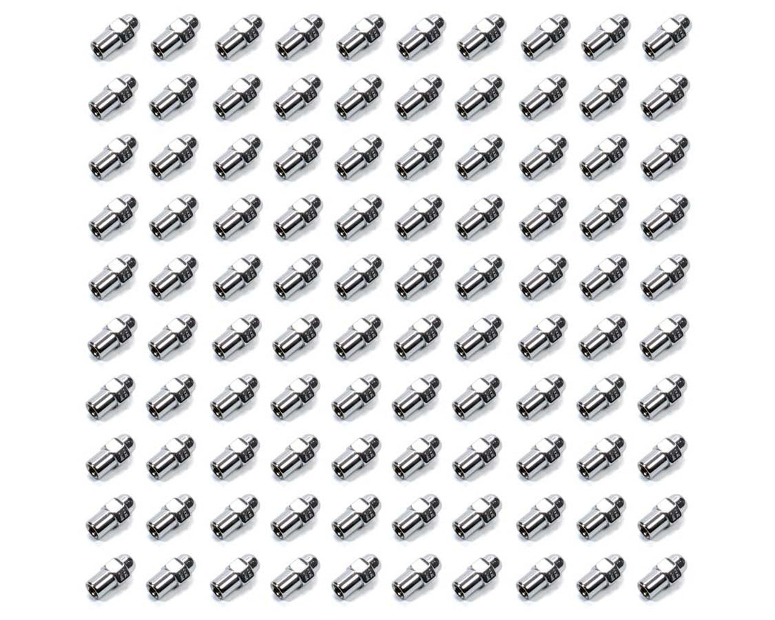 100 Lugnuts 1/2 Std Mag Closed End - 73188