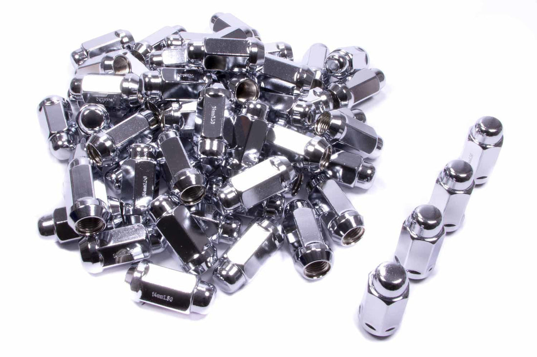 60 Lugnuts 9/16 Acorn Bulge Extra Long - 91198XL