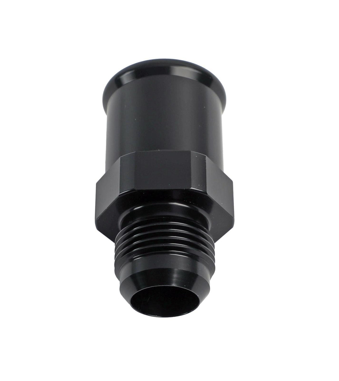 12an Male to 1-1/4 Hose Adapter - Black