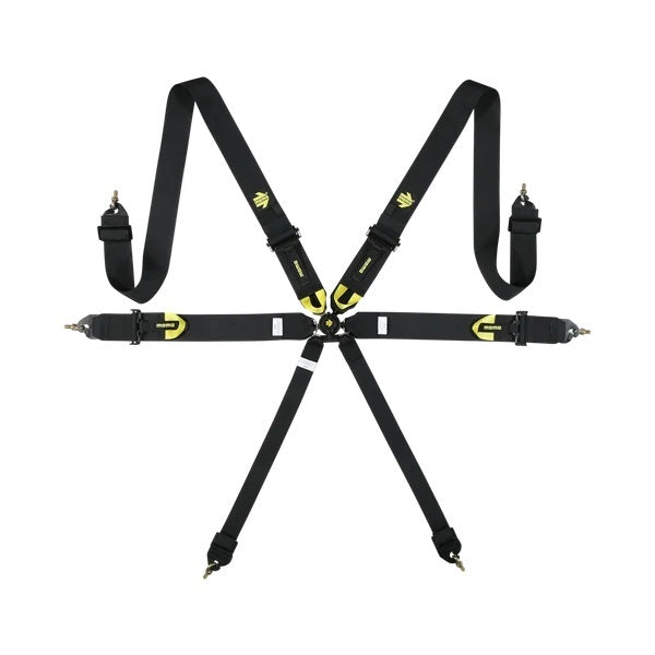 Corsa Harness 6 Point 3x3x2 Black Clip in Cam - M060303BK29