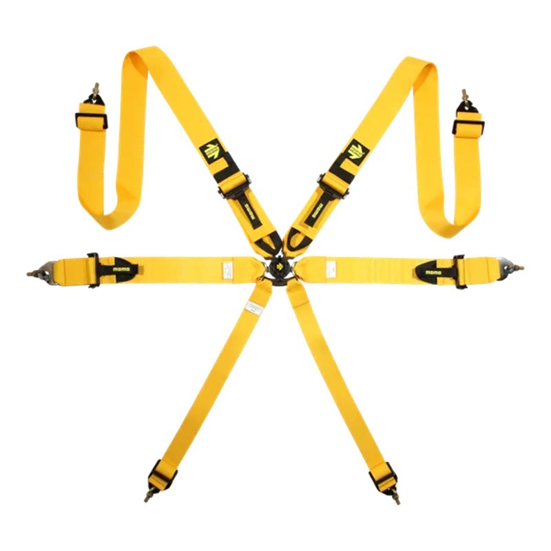 Corsa Harness 6 Point 3x3x2 Yellow Clip in Cam - M060303YL