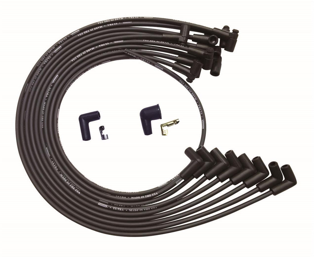Ultra Plug Wire Set BBC Under V/C Black - 51043