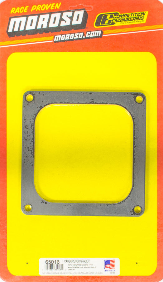 1/2in Wood Carb Spacer - 65016