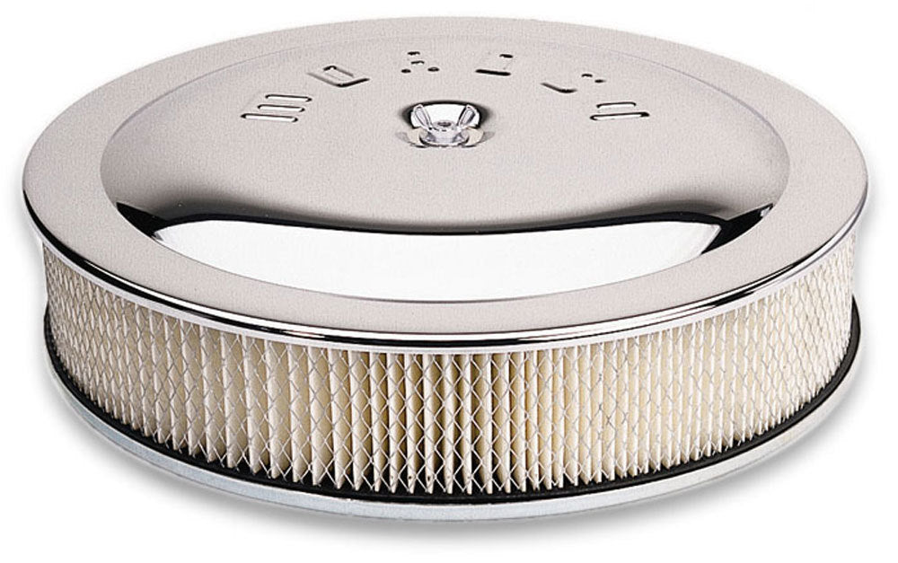 A/C 14 Inch Chrome Flat Bottom - 65911