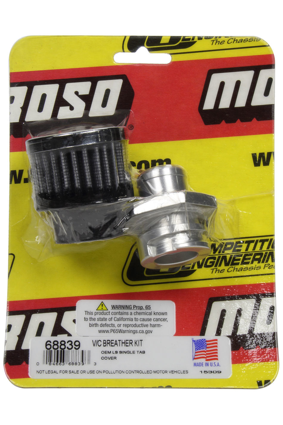 V/C Breather OEM LS Single Tab - 68839