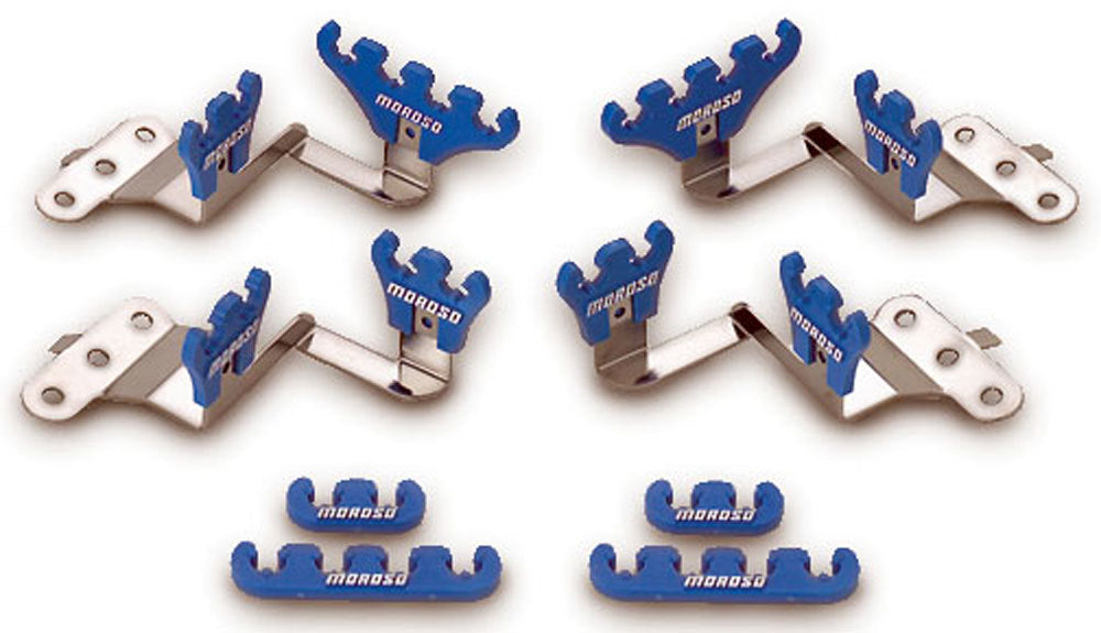Blue Wire Loom Kit For SBC Center Bolt V/C - 72140