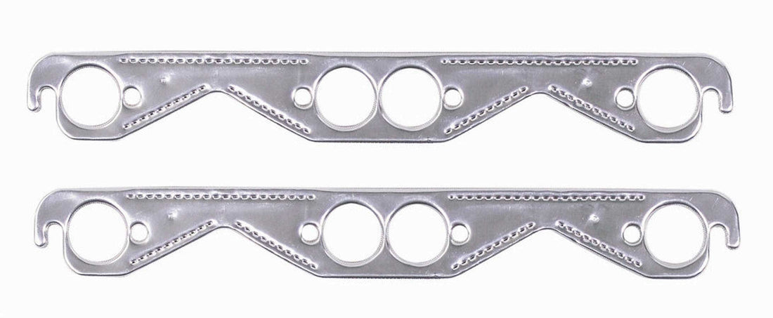 Alum SBC Exhaust Gasket Round Port - 7402G