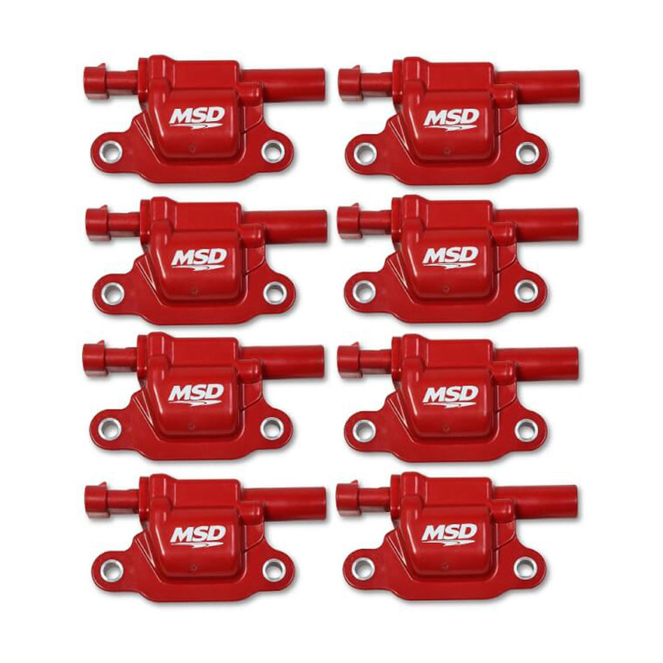 Coils Red Squ 14UP GM V8 8-PK - 82668