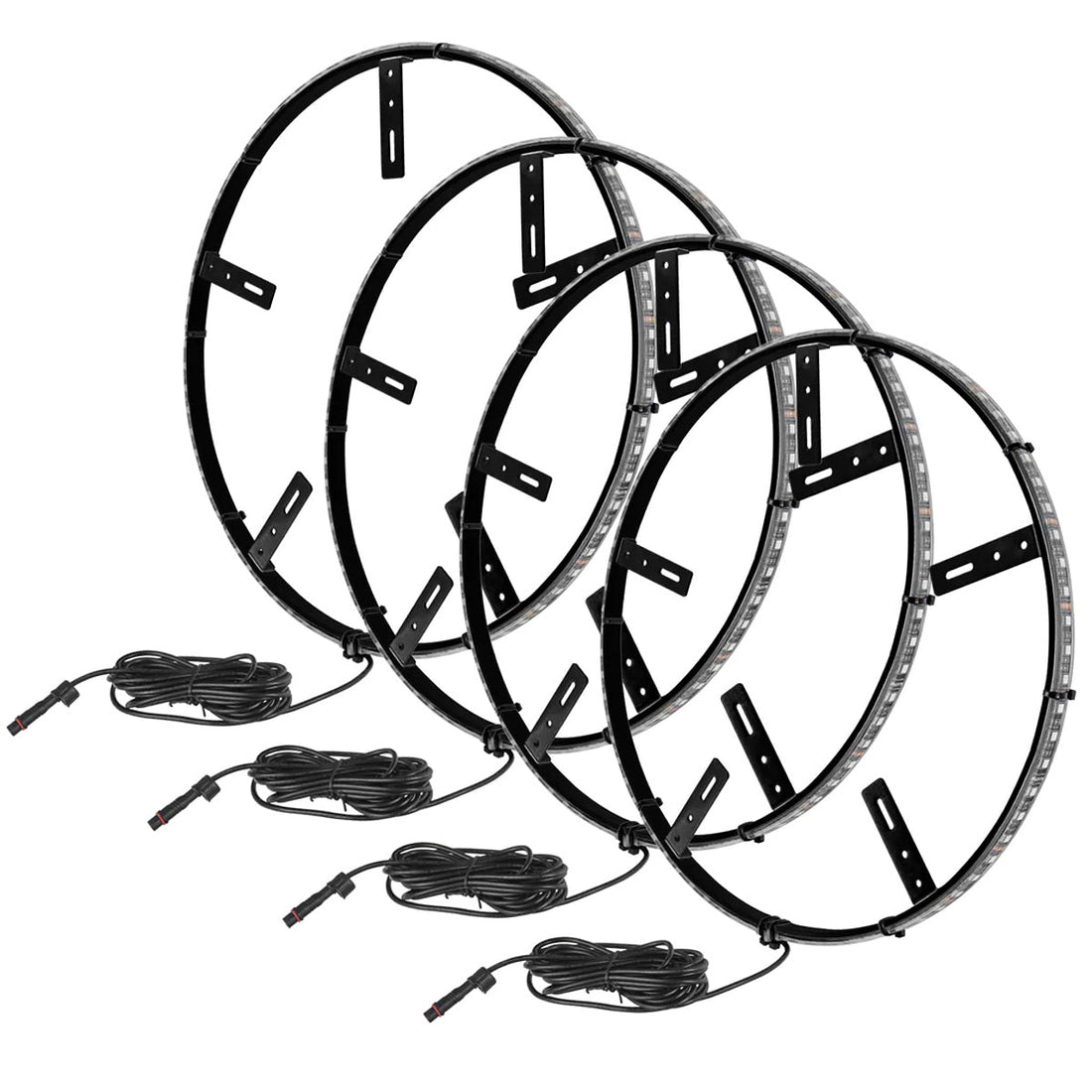 LED Illuminated Wheel Rings White - 4215001
