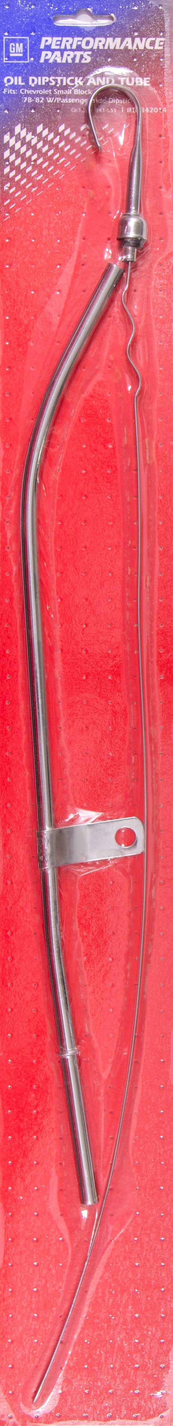 78-81 SBC Chrome Bowtie Oil Dipstick - 141551