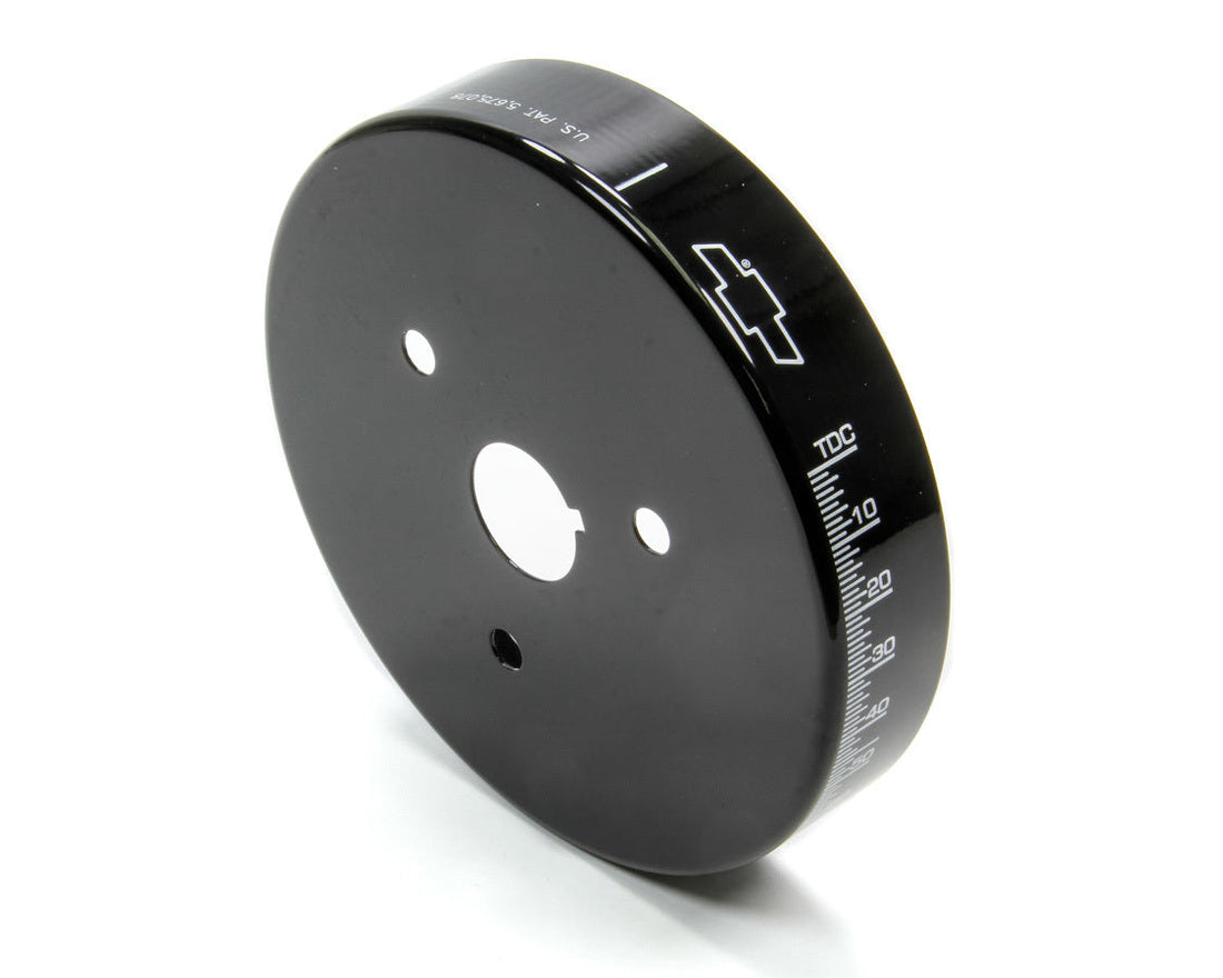 SBC 6 3/4in Balancer Cover Black - 141727