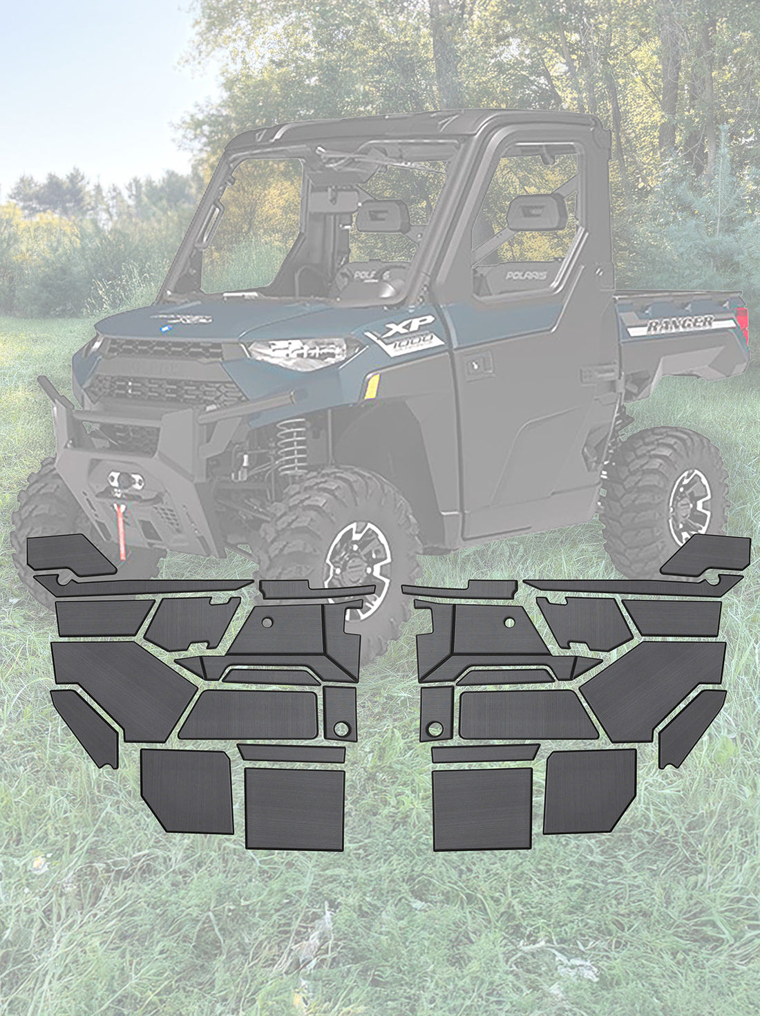 Terick EVA Foam Door Panel Kit for Polaris Ranger XP 1000