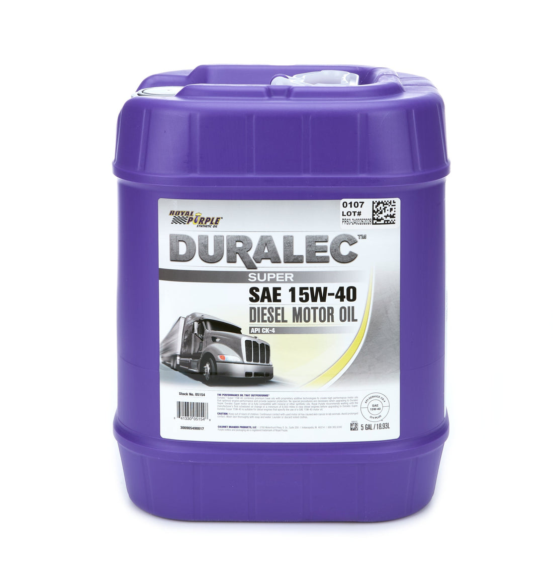 Motor Oil 15W40 CJ-4 5 Gallon - 05154