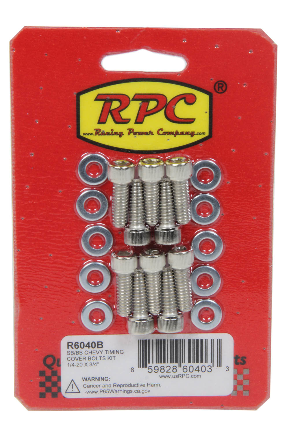 Timing Chain Cover Bolts -10 - R6040B