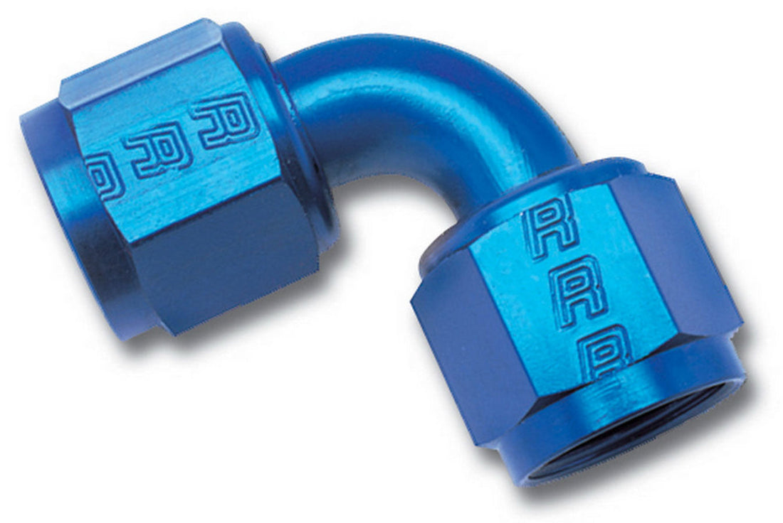 6AN Swivel Coupler 90Deg Blue - 640160