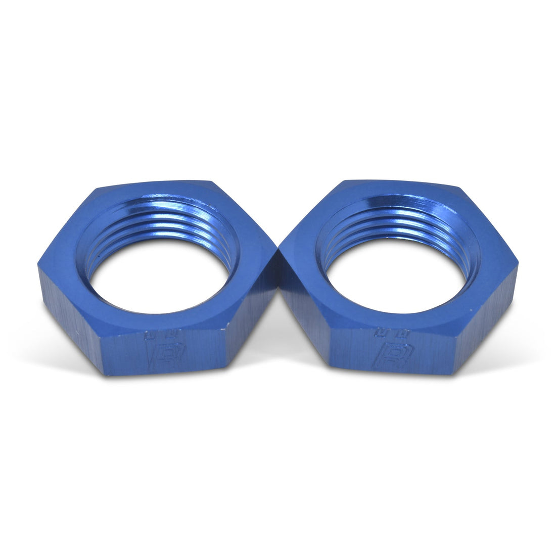 4AN Bulkhead Nuts Blue 2/pkg - 661880