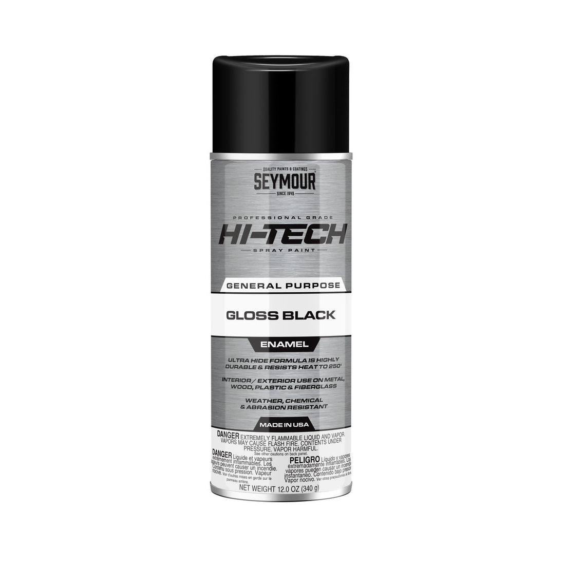 Hi-Tech Enamels Gloss Black Paint - 16115