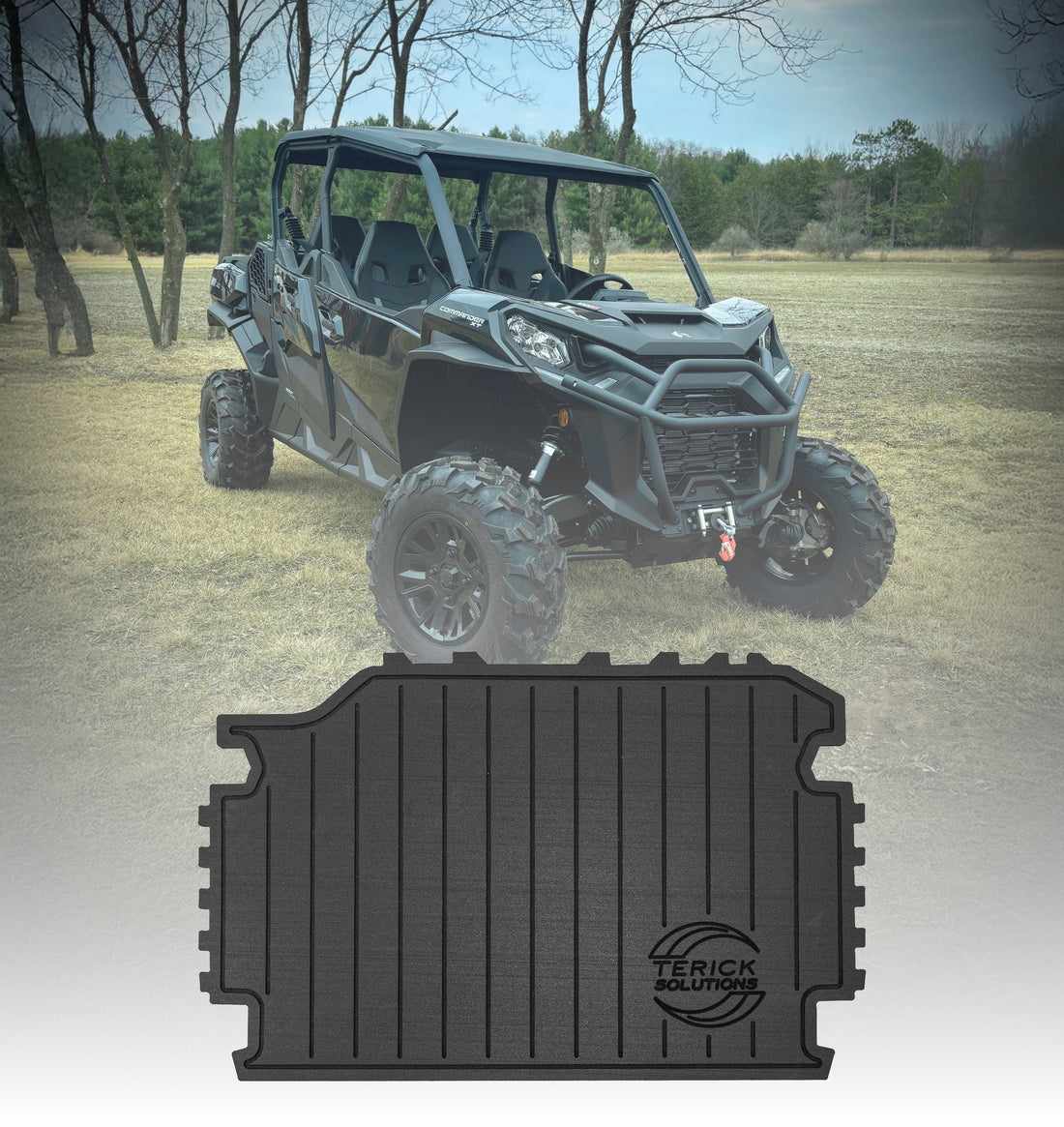 Terick Rubber Floor Mats for Can-Am Commander / Maverick Gen 2