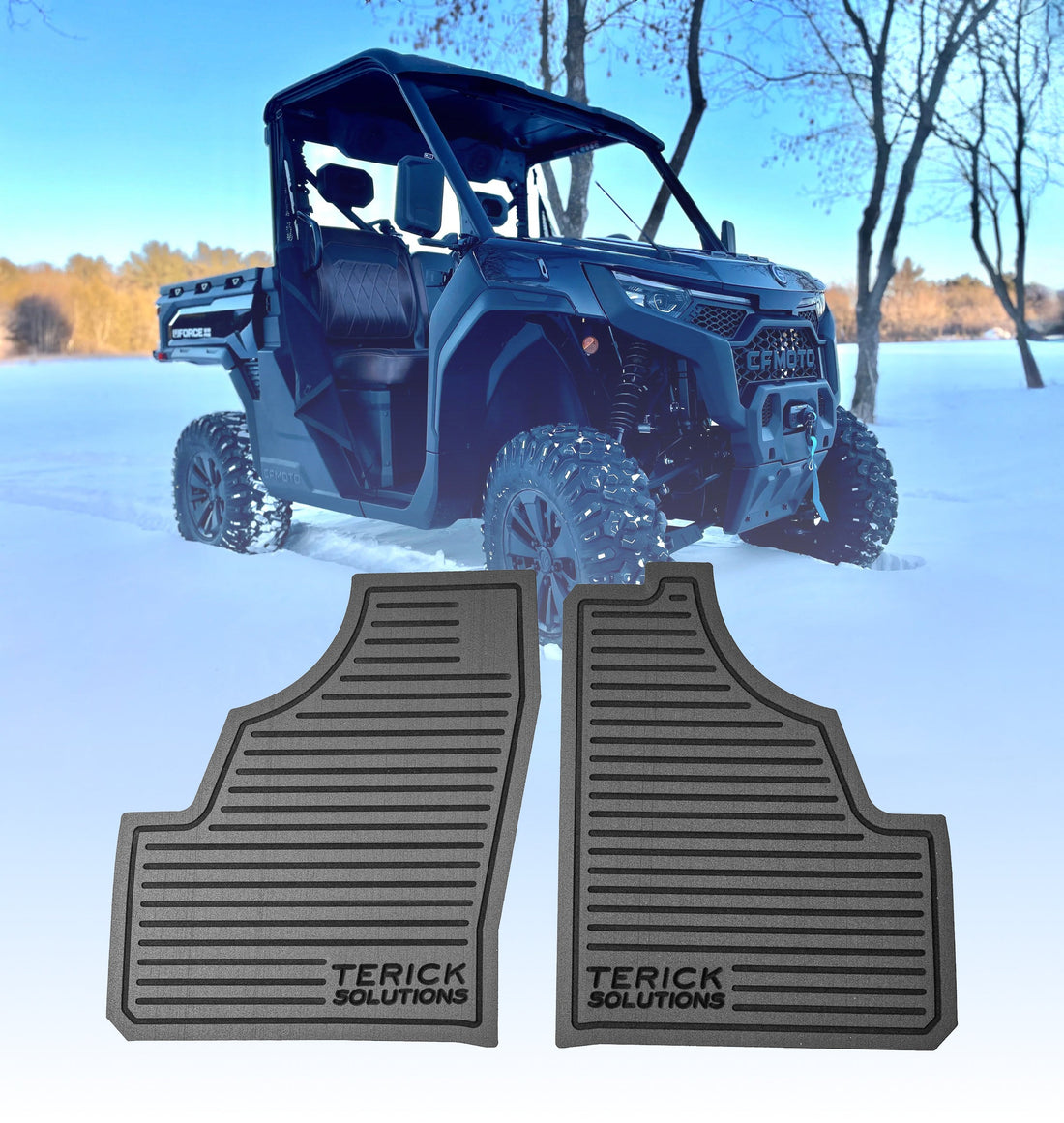 Terick Rubber Floor Mats for CFMOTO U10 Pro