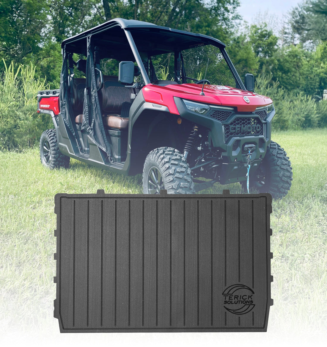 Terick Rubber Floor Mats for CFMOTO U10 XL Pro