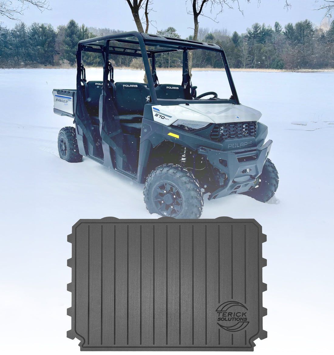 Terick Rubber Floor Mats for Polaris Ranger Mid Size 570