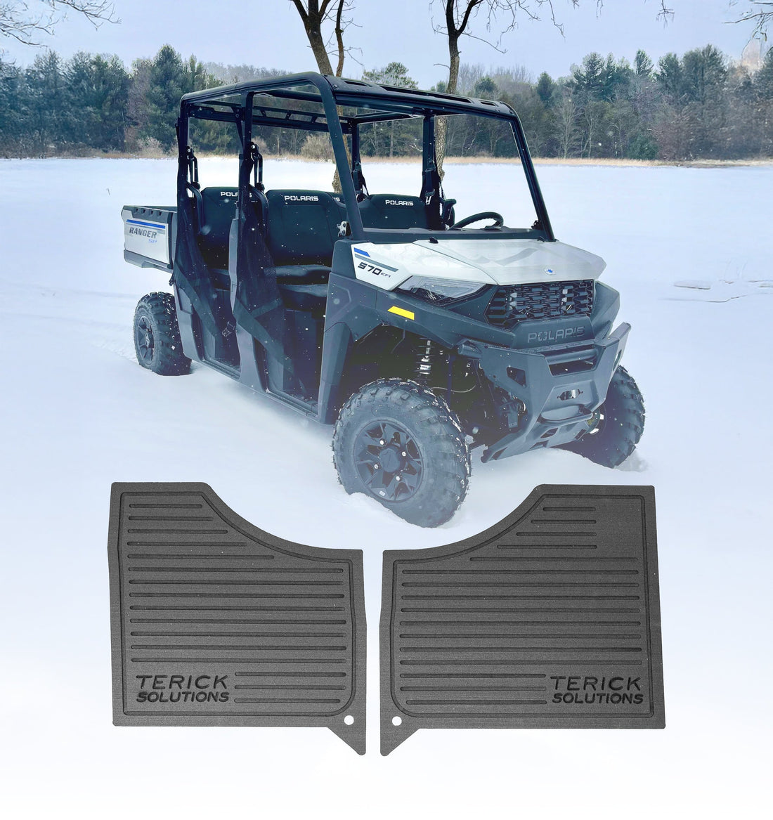 Terick Rubber Floor Mats for Polaris Ranger Mid Size 570