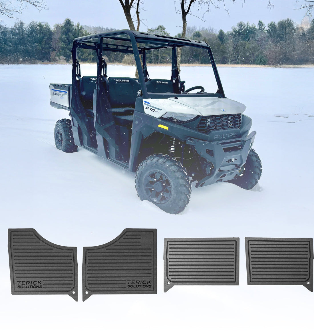 Terick Rubber Floor Mats for Polaris Ranger Mid Size 570
