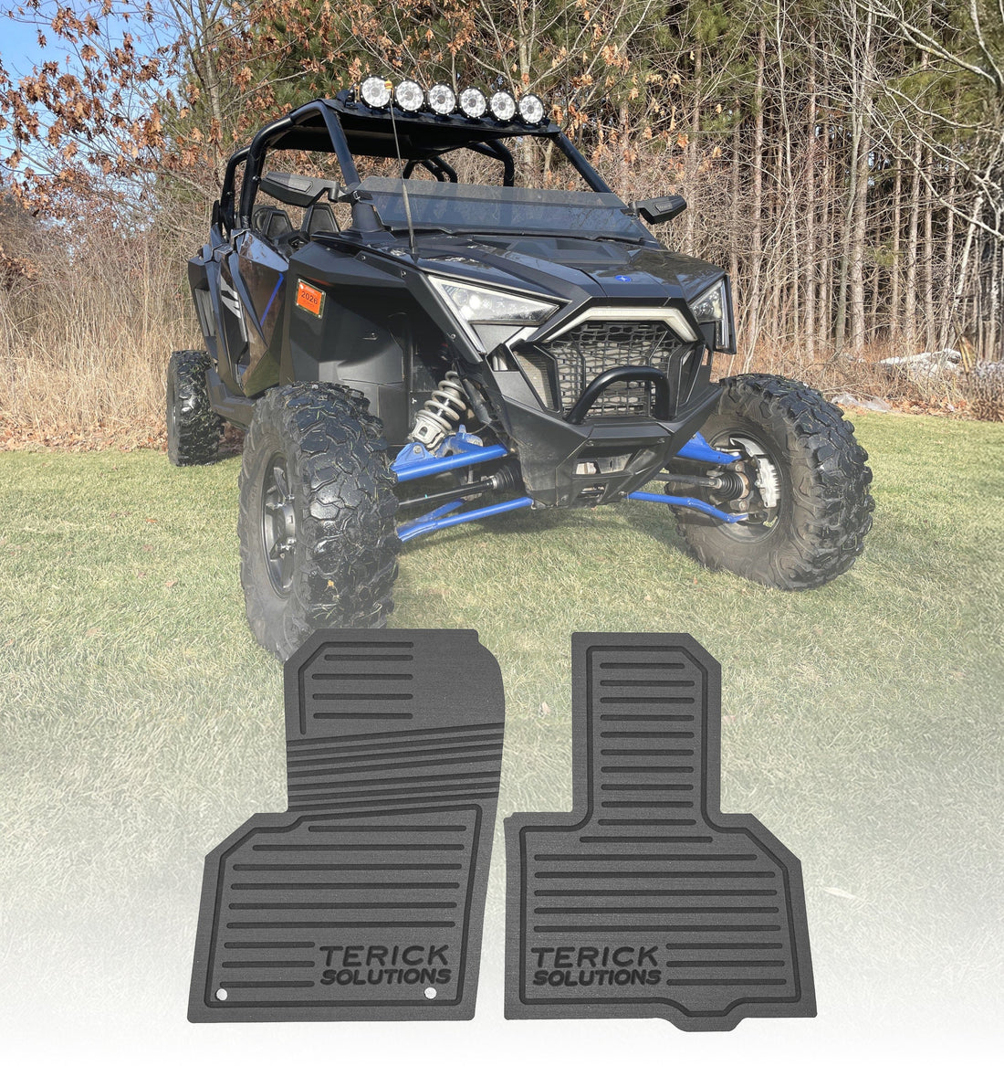 Terick Rubber Floor Mats for Polaris RZR Pro R