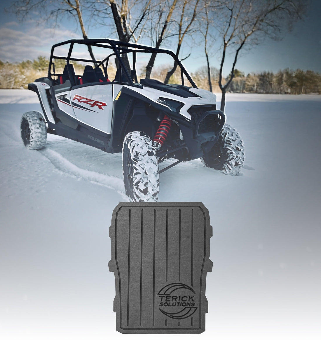 Terick Rubber Floor Mats for Polaris RZR XP 1000