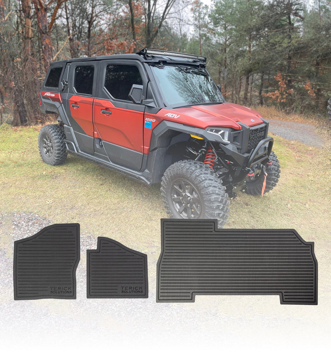 Terick Rubber Floor Mats for Polaris Xpedition