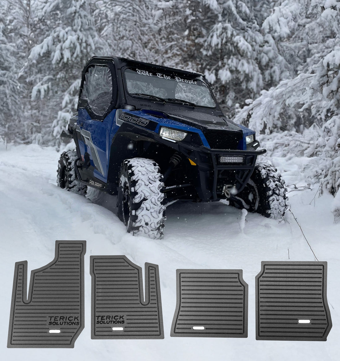 Terick Rubber Floor Mats for Polaris General