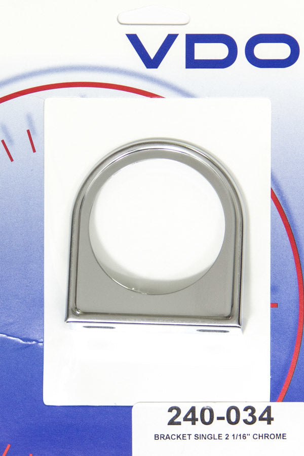Chrome One Hole 2-1/16in Mount Bracket - 240034