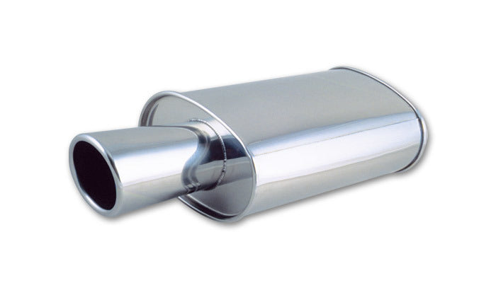 Muffler Oval Stainless 2.5IN in 4IN O - 1046