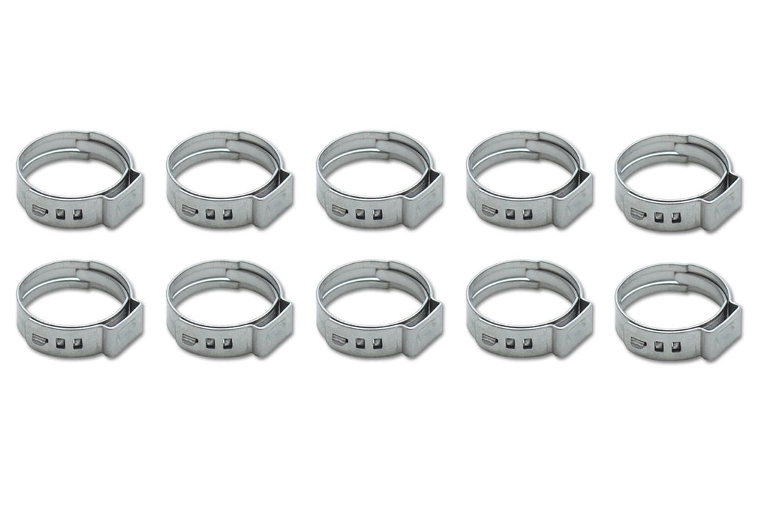 Stainless Steel Pinch Cl amps 14.5-17.0mm 10 Pack - 12276