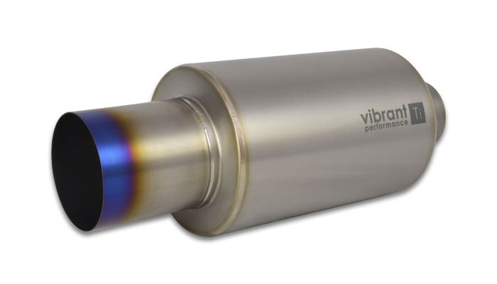 Muffler Titanium 3IN/4IN Blue - 17562