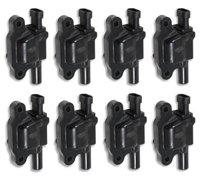 Accel Ignition Coils, Super, Coil Pack Style, Female/Socket, Epoxy, Black, Square, Buick, Cadillac - 140043K8