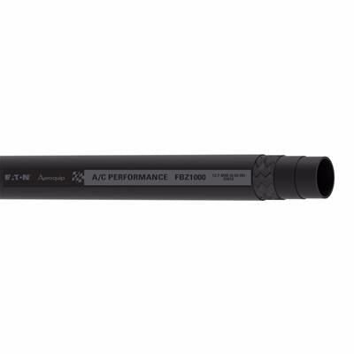 Aeroquip A/C Hose, Flexible, Multi-Refrigerant, Performance, Braided Stainless Steel, Black, Nylon - FCZ1009